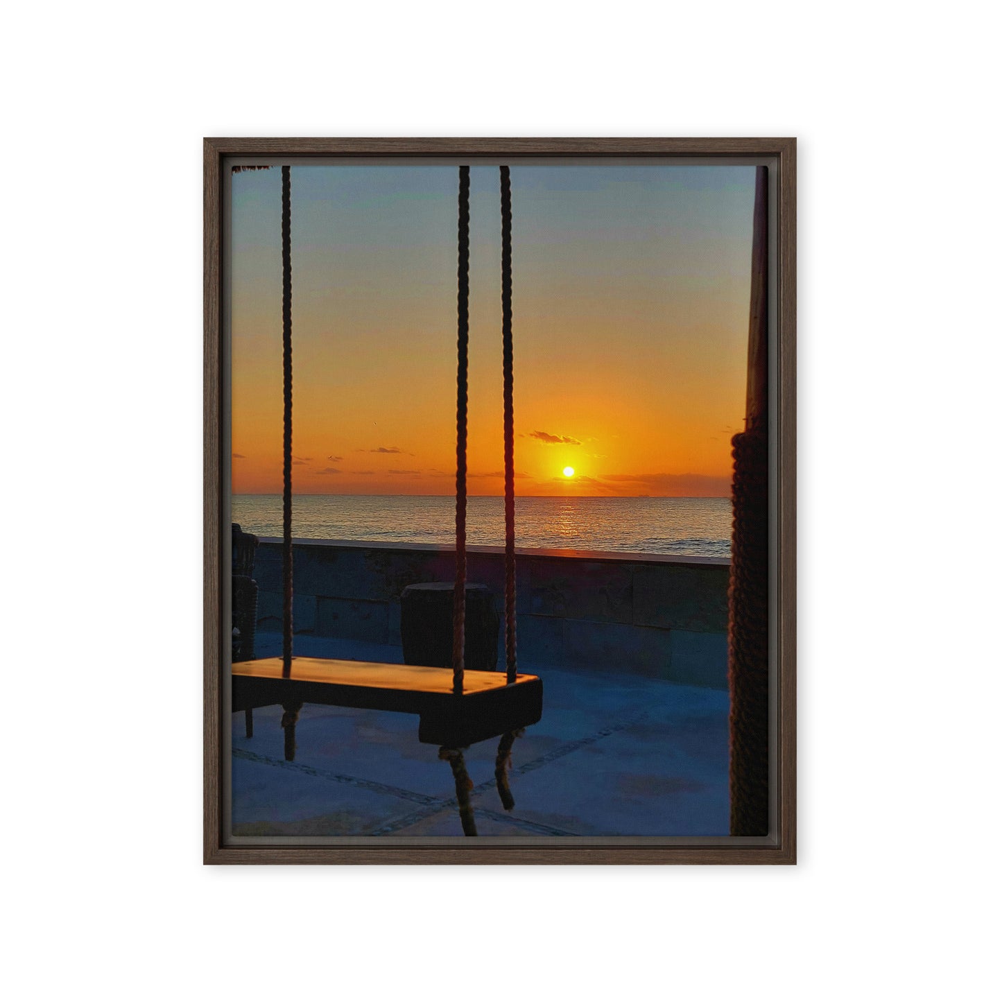 Swing In A New Day  |  Framed Canvas