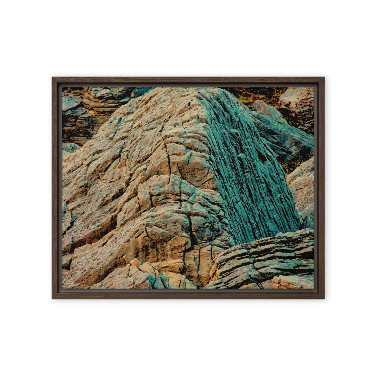 Stoney Layers  |  Framed Canvas