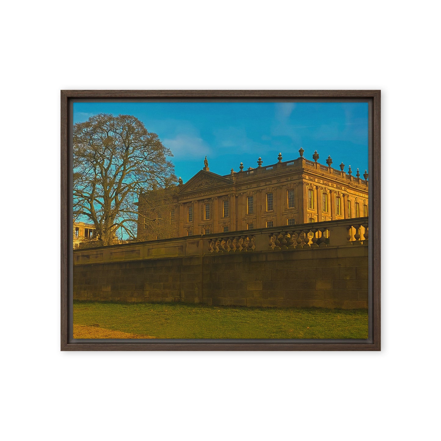 Golden Castle  |  Framed Canvas