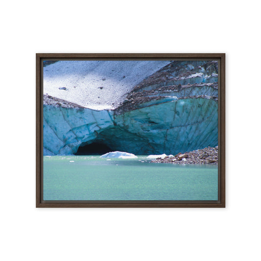 Glacier Cave  |  Framed Canvas