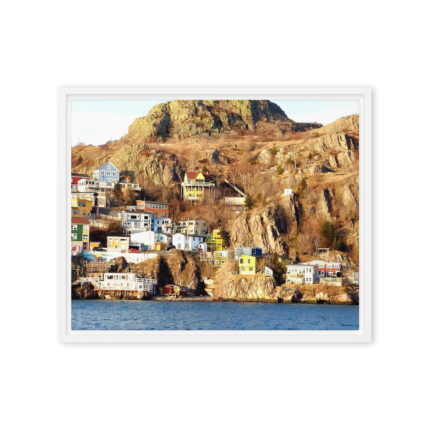 Houses On The Rock  |  Framed Canvas