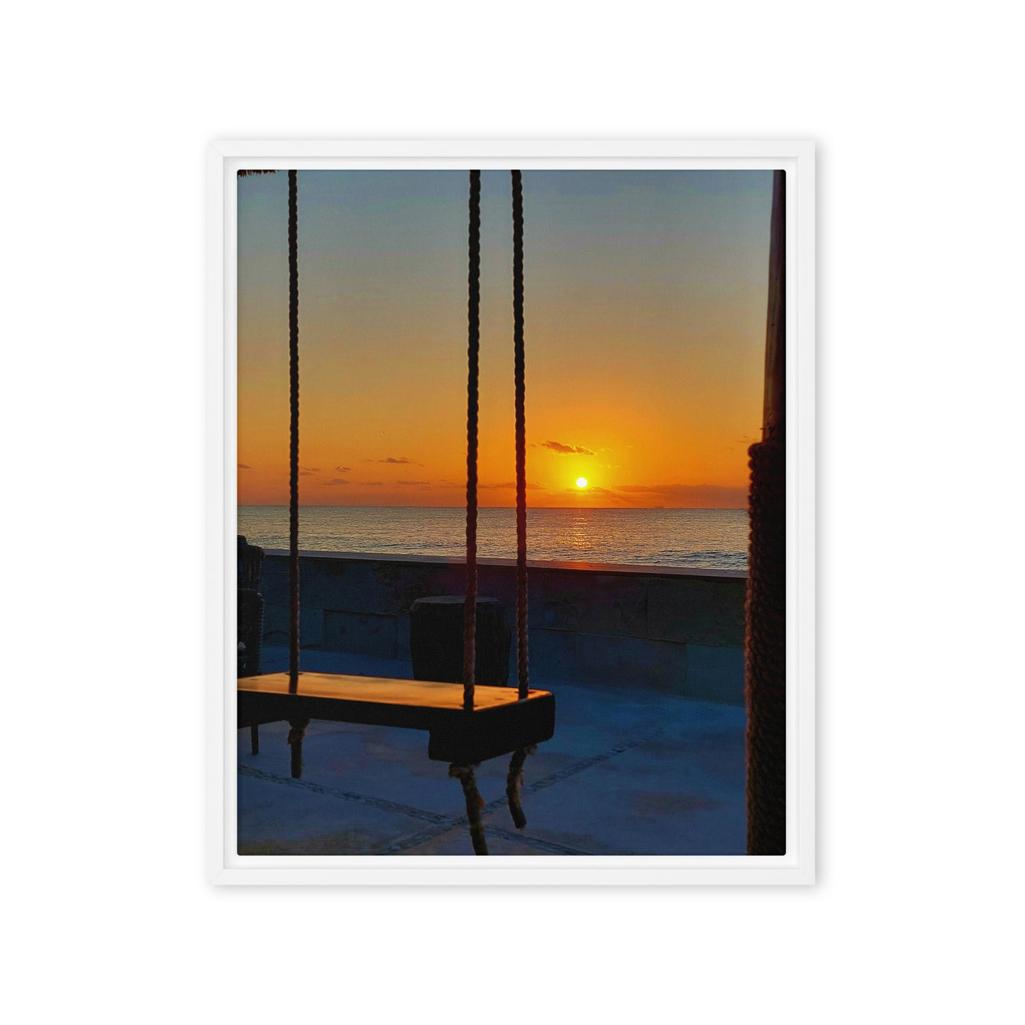 Swing In A New Day  |  Framed Canvas