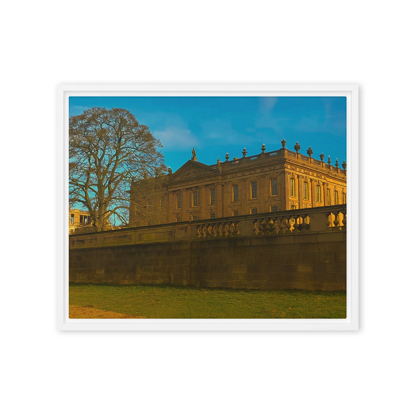 Golden Castle  |  Framed Canvas