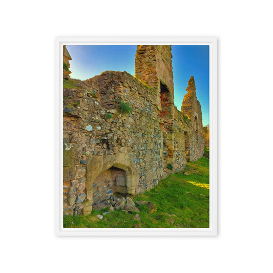 Ancient Priory Walls  |  Framed Canvas