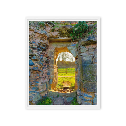 Glassless Window  |  Framed Canvas