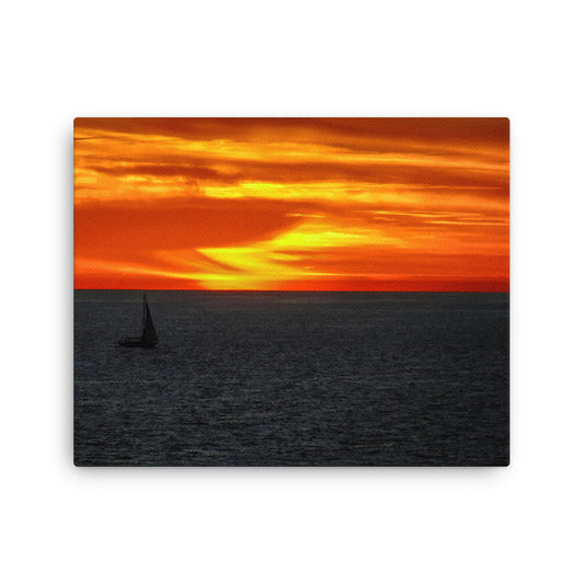 Lonely Boat  |  Canvas